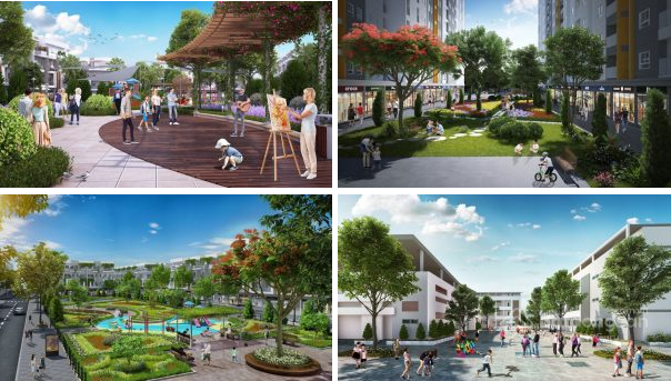 Mặt cắt căn hộ mẫu Happy Home Công Đoàn