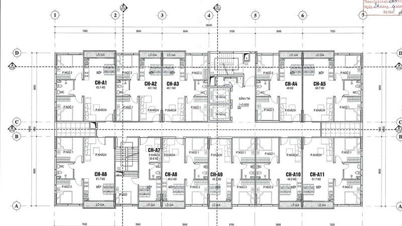 Tiến độ xây dựng thực tế của tòa nhà