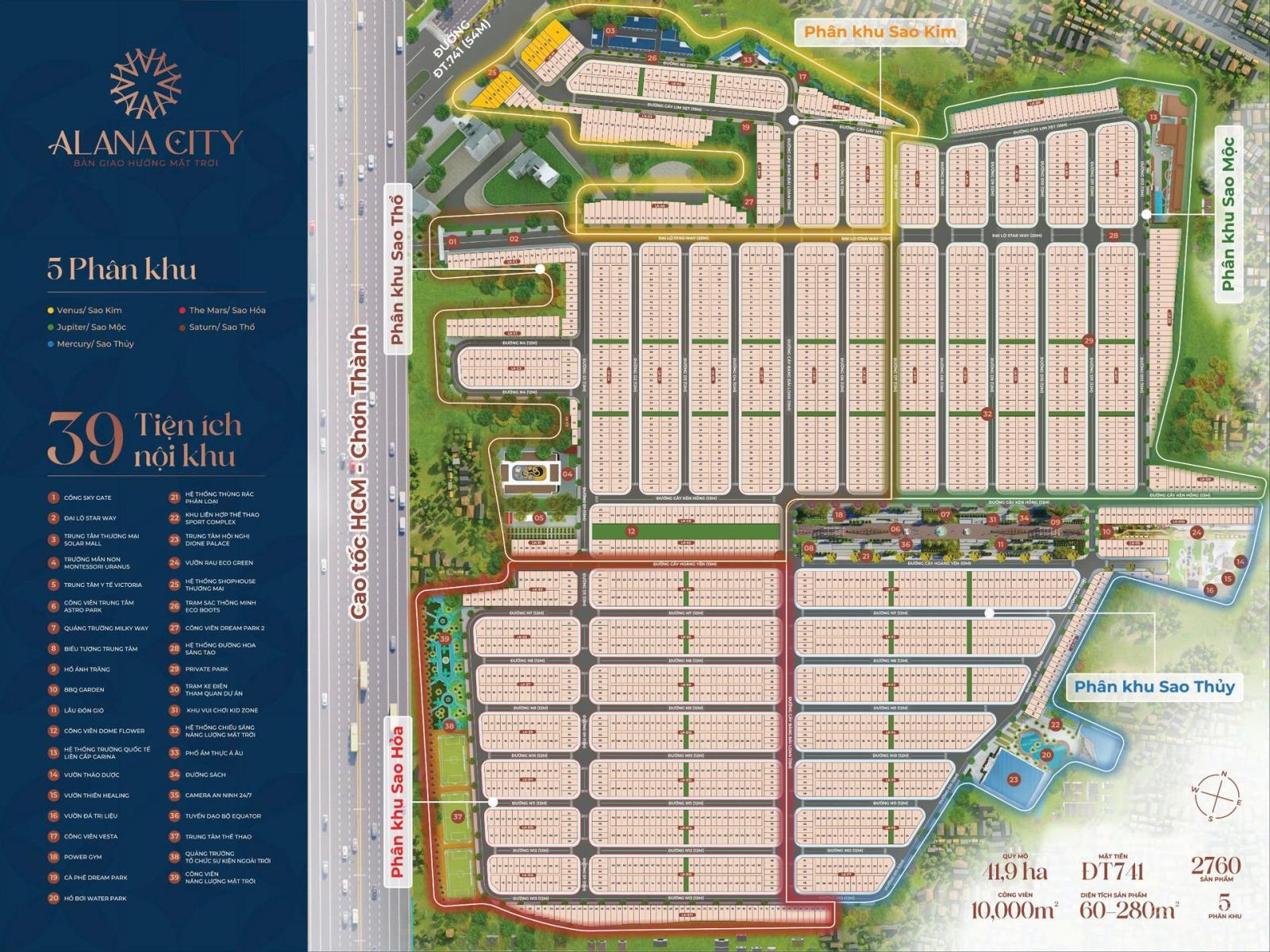 Khu vực công viên trung tâm