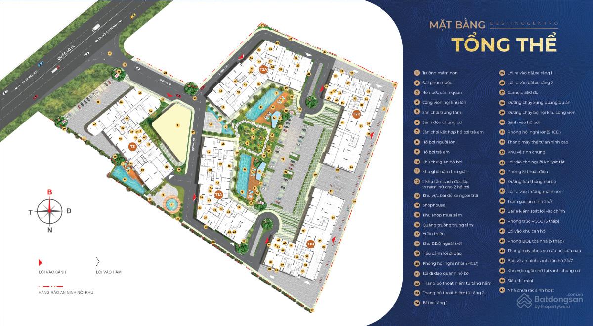 Hình ảnh vị trí kết nối giao thông của Destino Centro