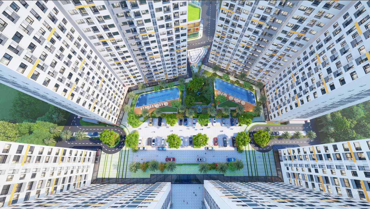 Khu vực công viên và cảnh quan xanh tại Destino Centro