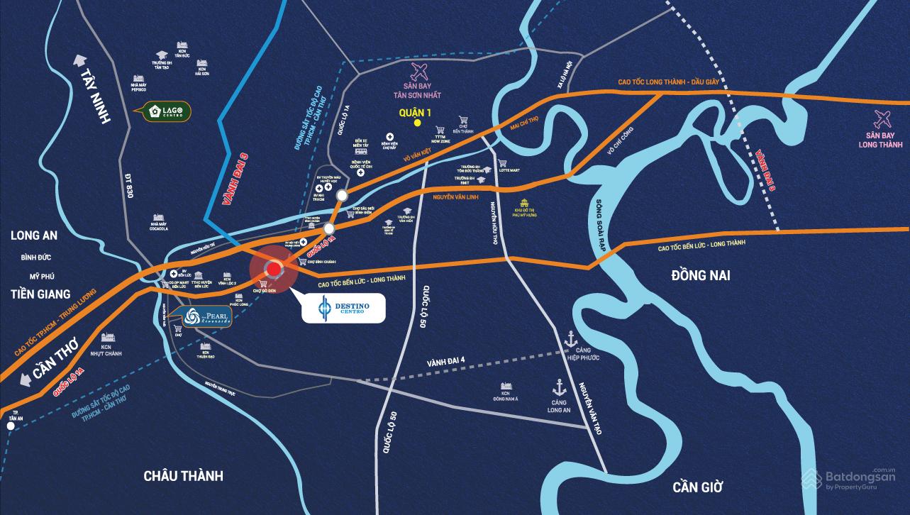 Phối cảnh mặt ngoài dự án Destino Centro