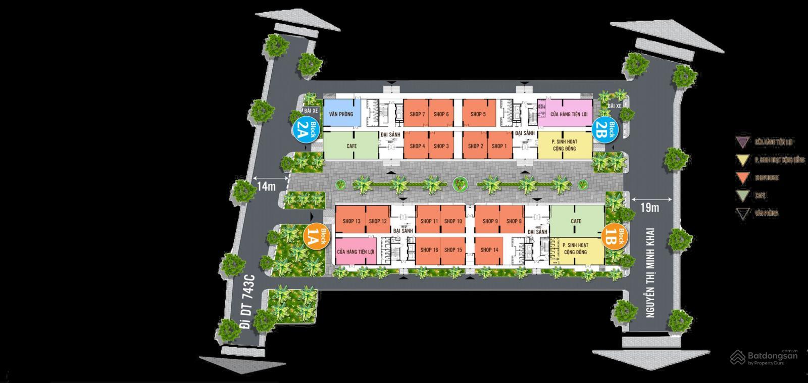 Phối cảnh căn hộ mẫu 1 phòng ngủ Happy Home Dĩ An