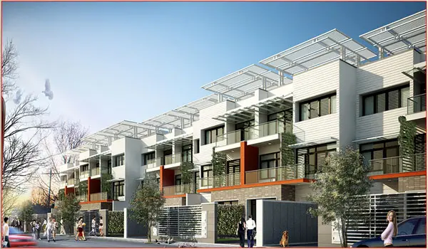 Hình ảnh khu biệt thự dự án Khu dân cư Gò Gai