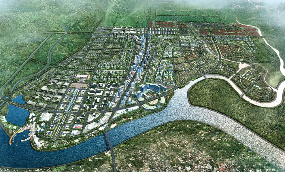 Hình ảnh khu vực dự án VSIP Hải Phòng nhìn từ trên cao