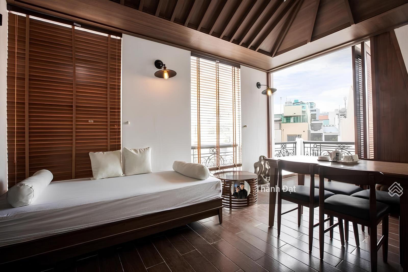 Không gian Căn hộ Lê Thị Hồng Gấm Q.1, 1PN balcony sân vườn - DT 42m2, gần chợ Bến Thành & Ngã Sáu Phù Đổng