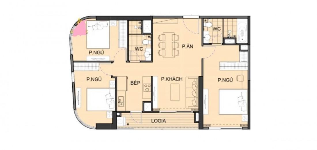 Hình ảnh tổng quan một tòa căn hộ