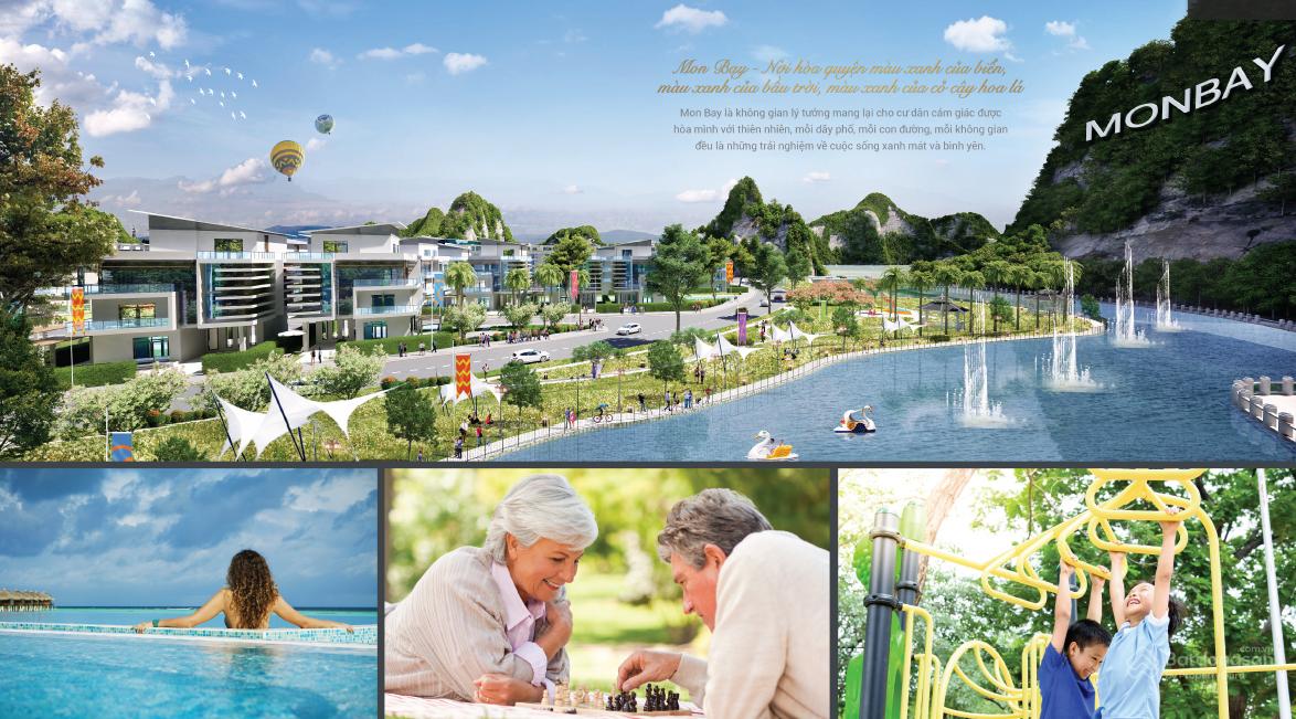 Hồ bơi nội khu tại Mon Bay Hạ Long