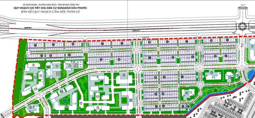 Hệ thống giao thông kết nối Khu dân cư Sonadezi Hữu Phước