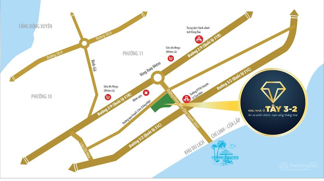 Khu nhà ở phía Tây đường 3/2