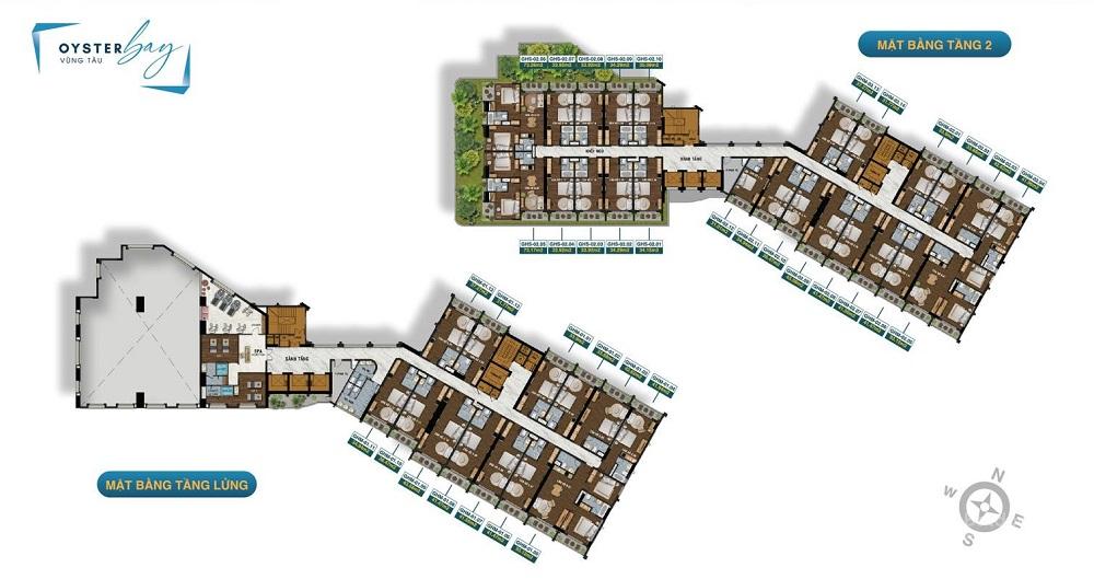 Vị trí Oyster Bay nhìn từ biển