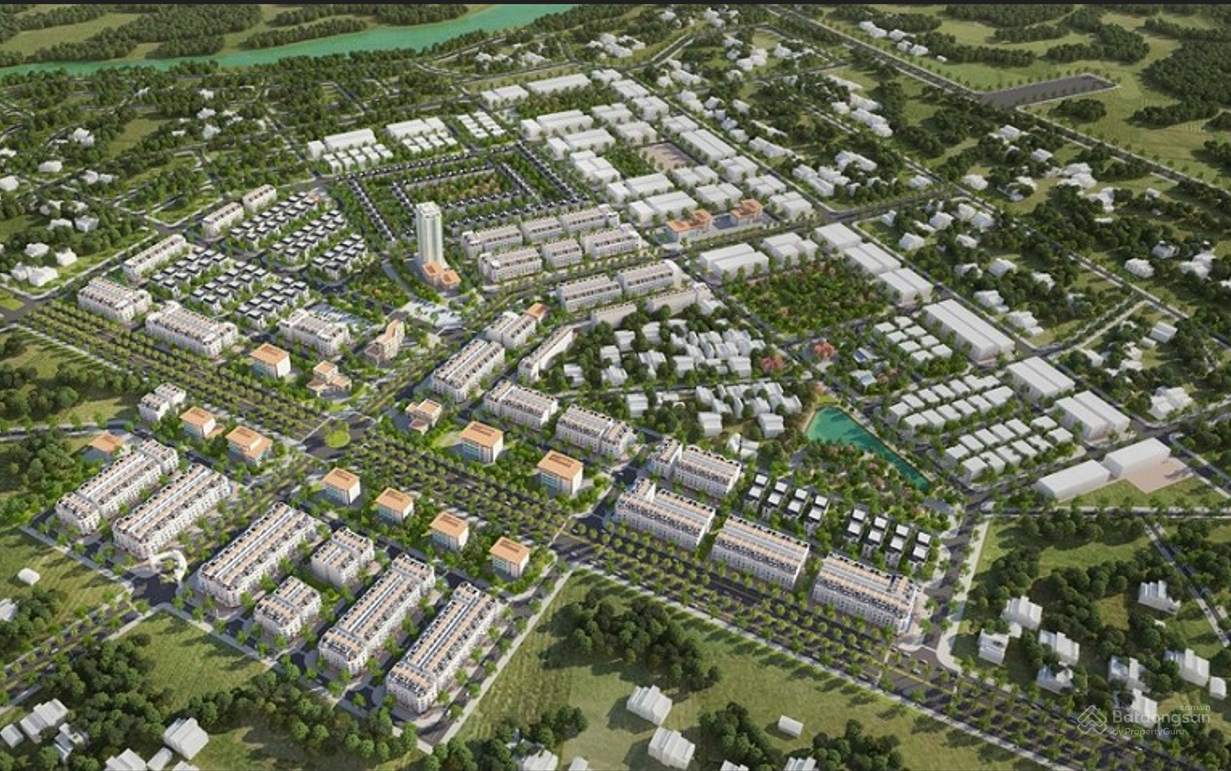 Hình ảnh thực tế một phần khu đô thị