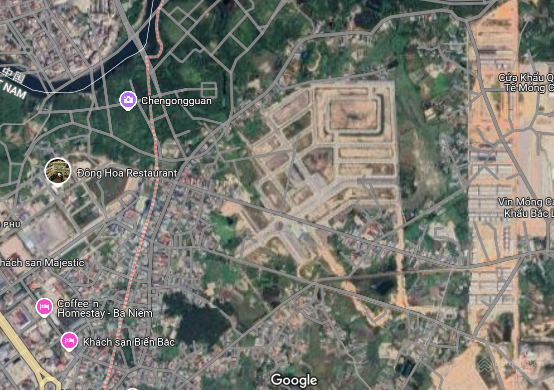 Phối cảnh khu nhà phố thương mại tại Vera Diamond City