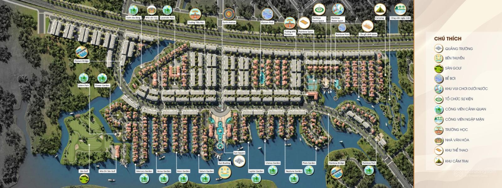 Toàn cảnh khu đô thị từ trên cao