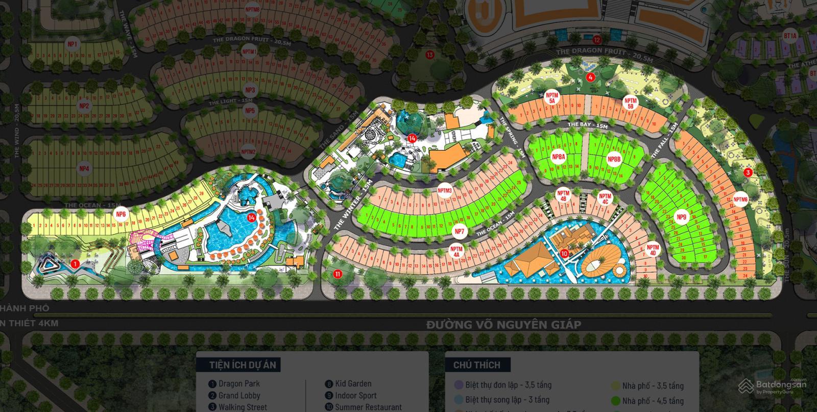 Phân khu nhà phố thương mại Shophouse