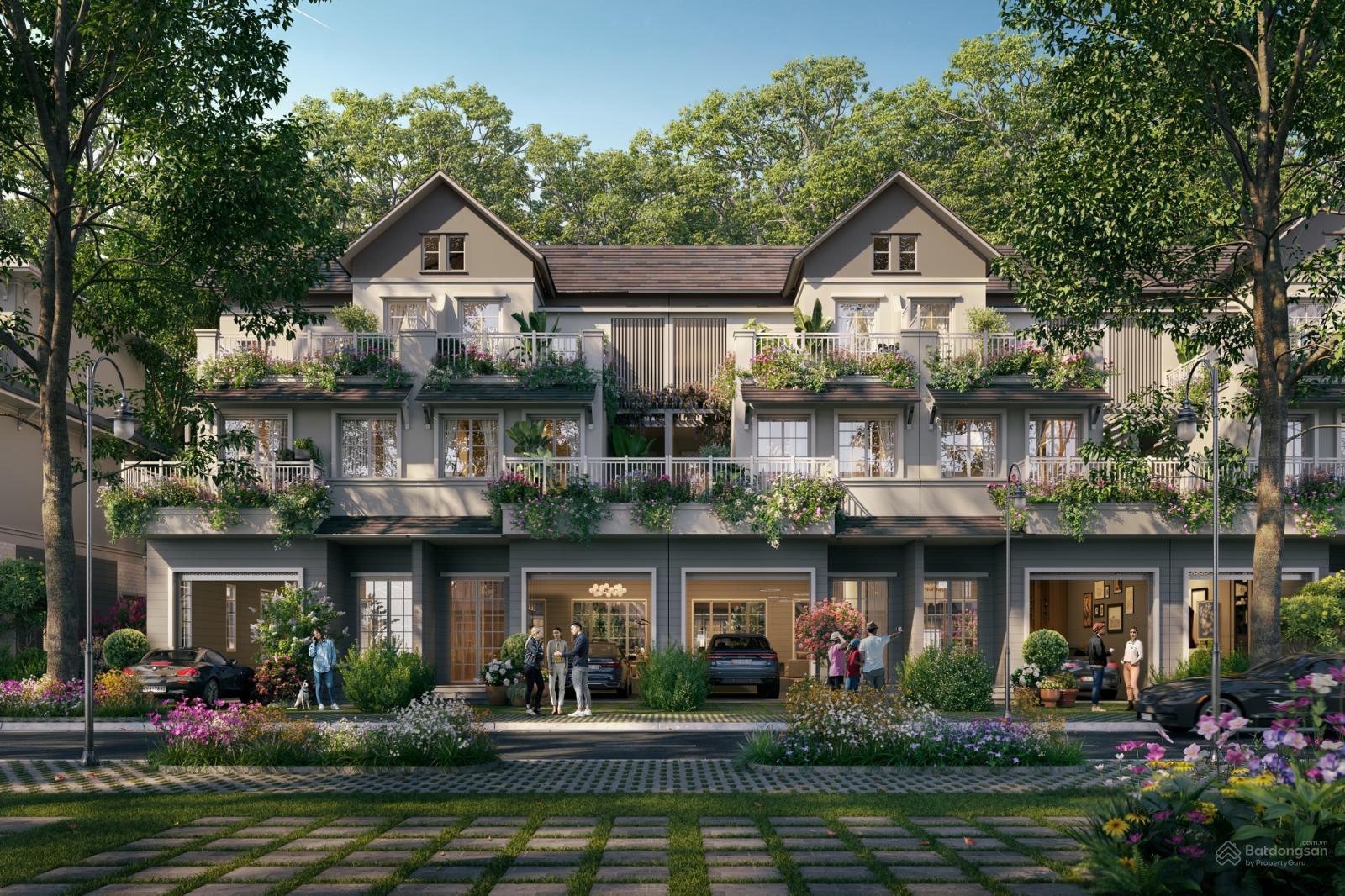 Phối cảnh khu biệt thự sang trọng