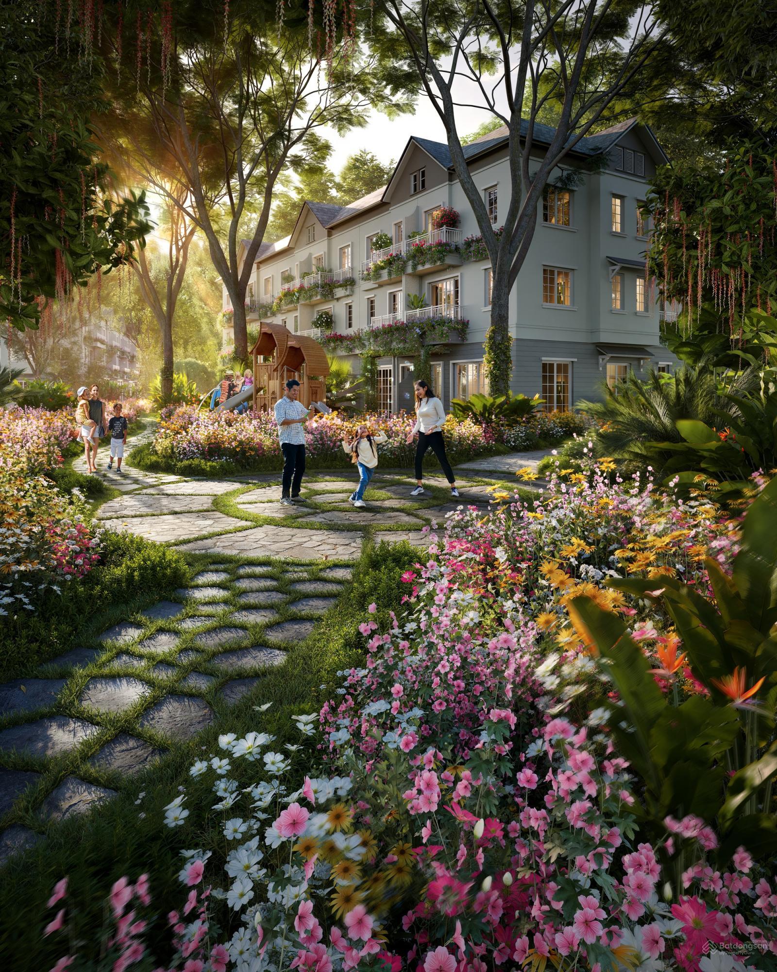 Phối cảnh khu căn hộ cao tầng Eco Retreat Long An