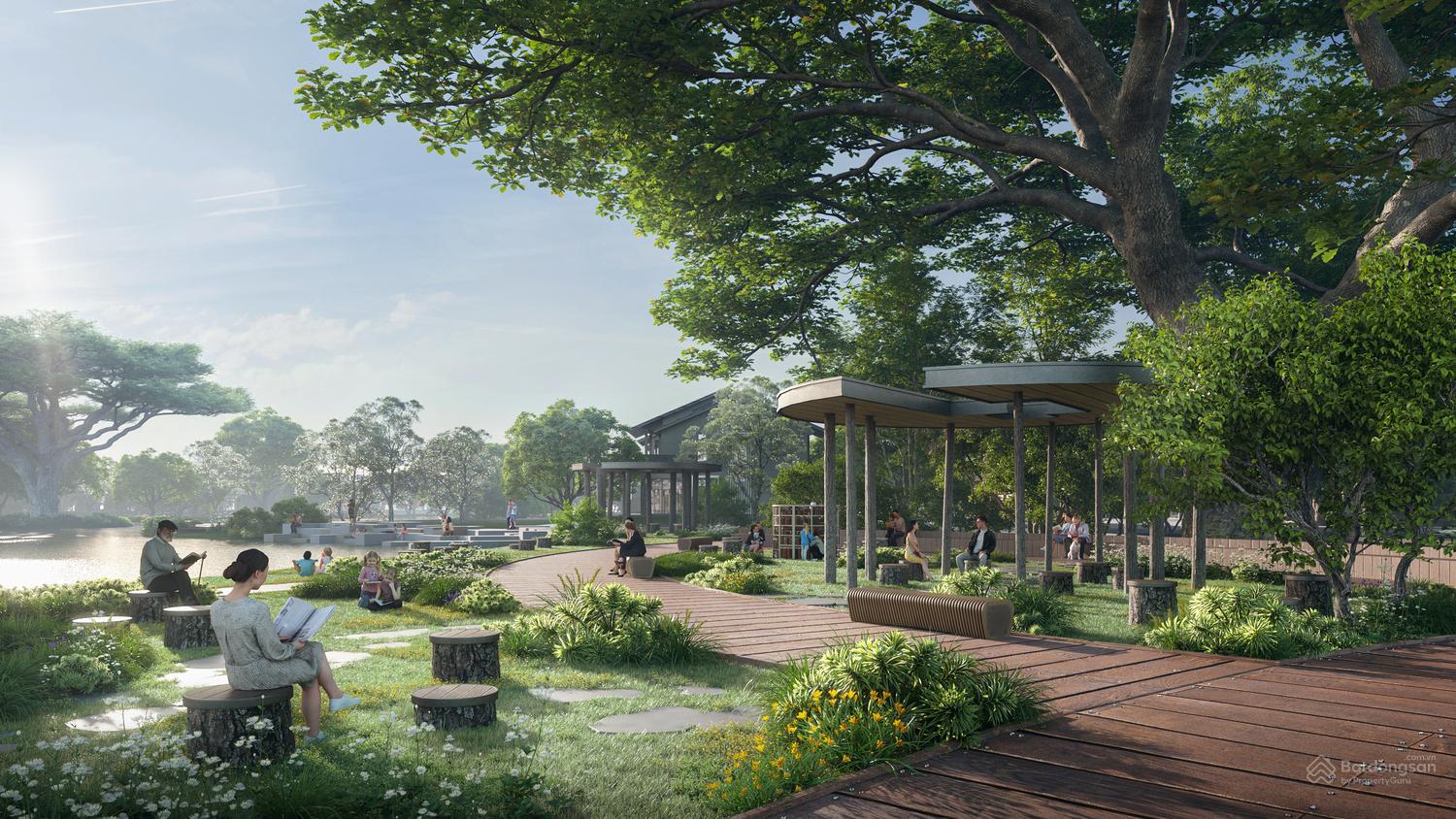 Không gian xanh và công viên nội khu