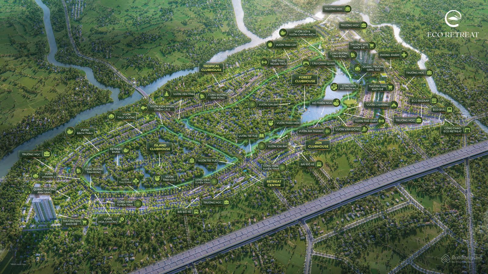 Hồ Thiên Nga 12ha trong lòng dự án