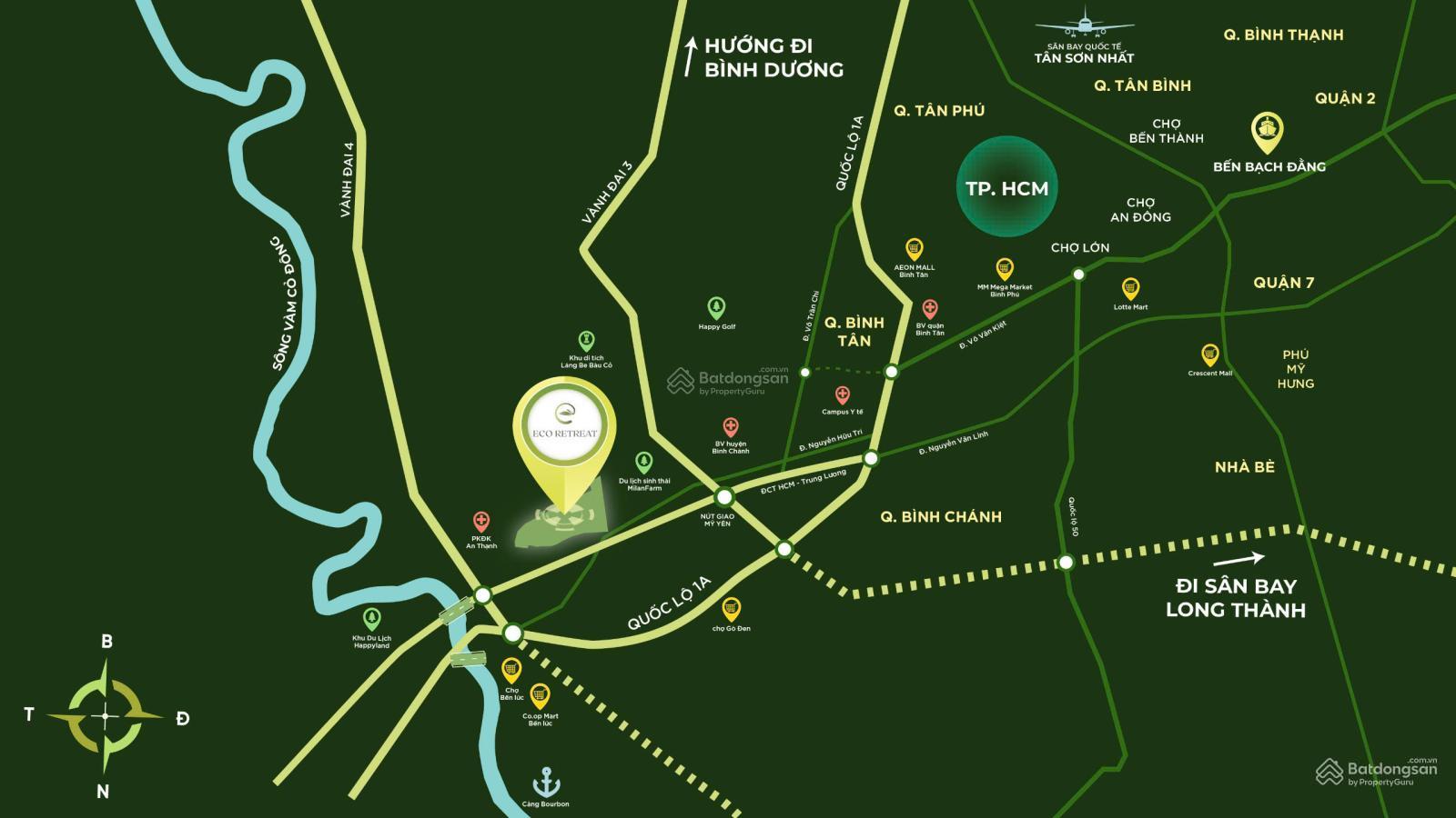 Phối cảnh tổng thể Eco Retreat Long An