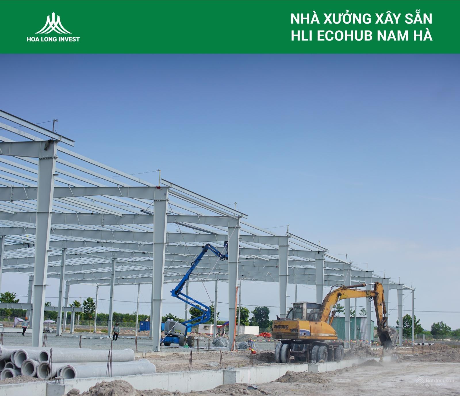 Khung cảnh bên trong một nhà xưởng mẫu