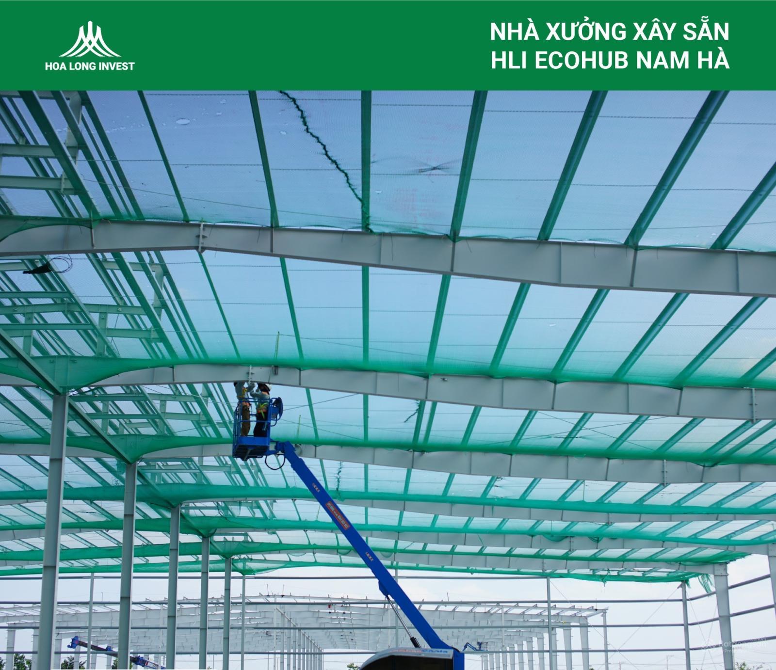 Phối cảnh một khu nhà xưởng tại dự án