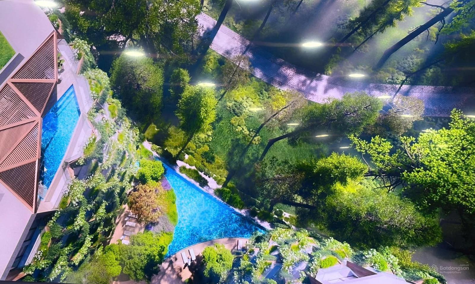 Tầm nhìn trực diện Hồ Xuân Hương từ Haus Đà Lạt