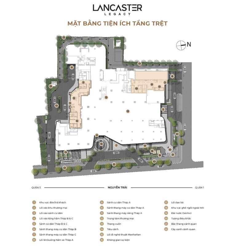 Tiến độ xây dựng mặt ngoài dự án