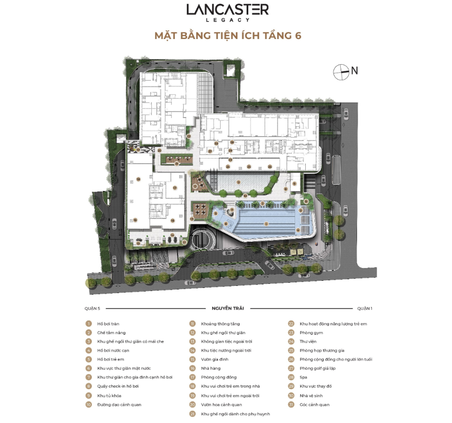 Hình ảnh tiến độ hoàn thiện hành lang tầng cao