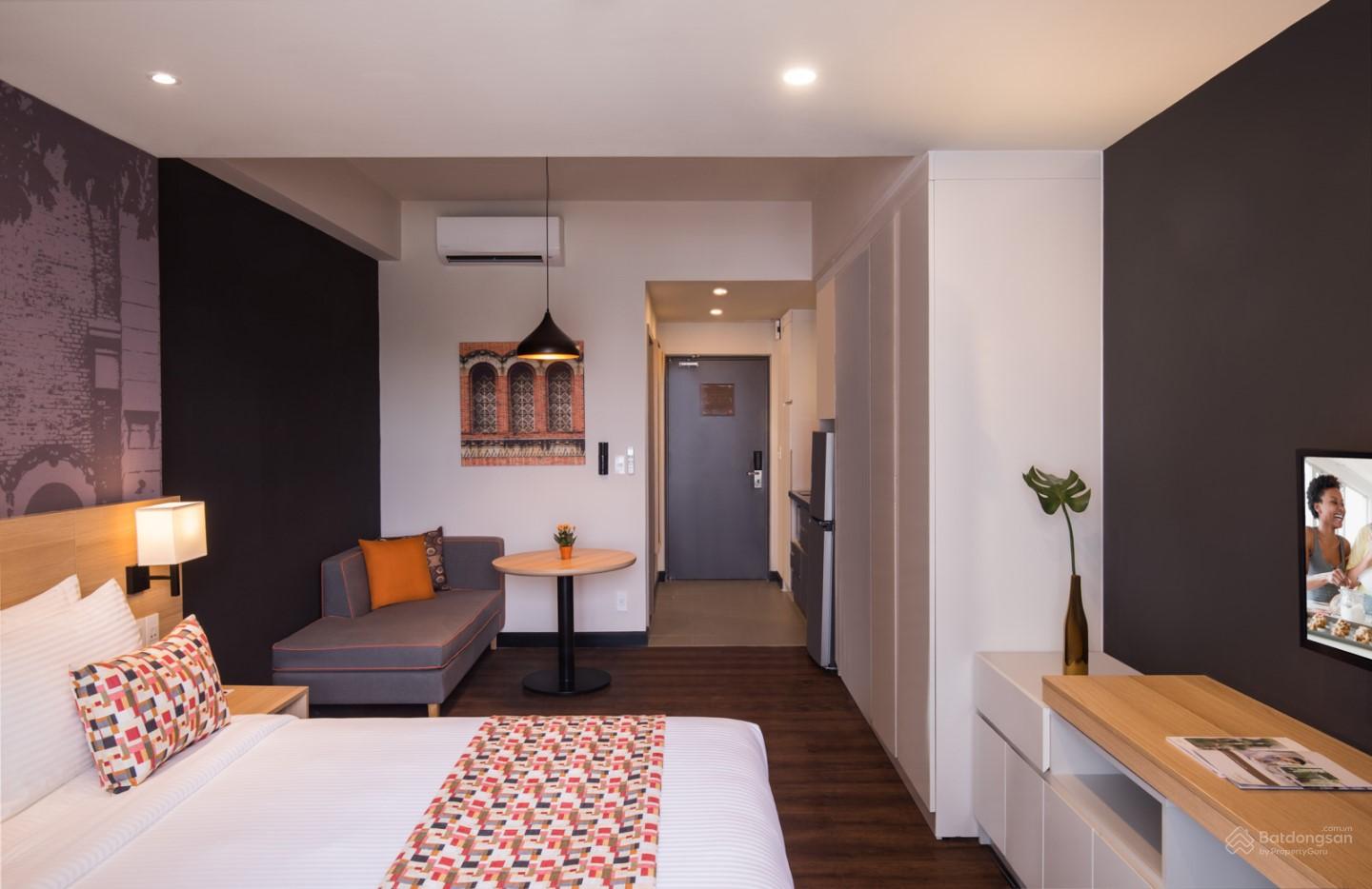 Thiết kế bếp hiện đại trong căn hộ dịch vụ