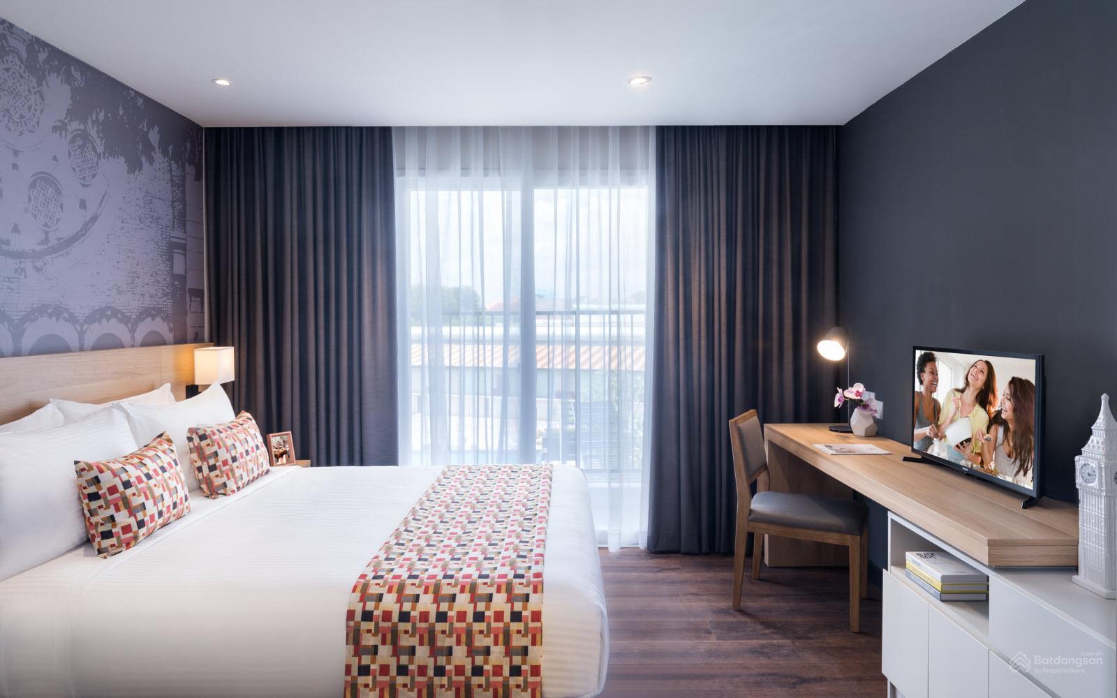 Phòng khách căn hộ 1 phòng ngủ tại Citadines Bình Dương