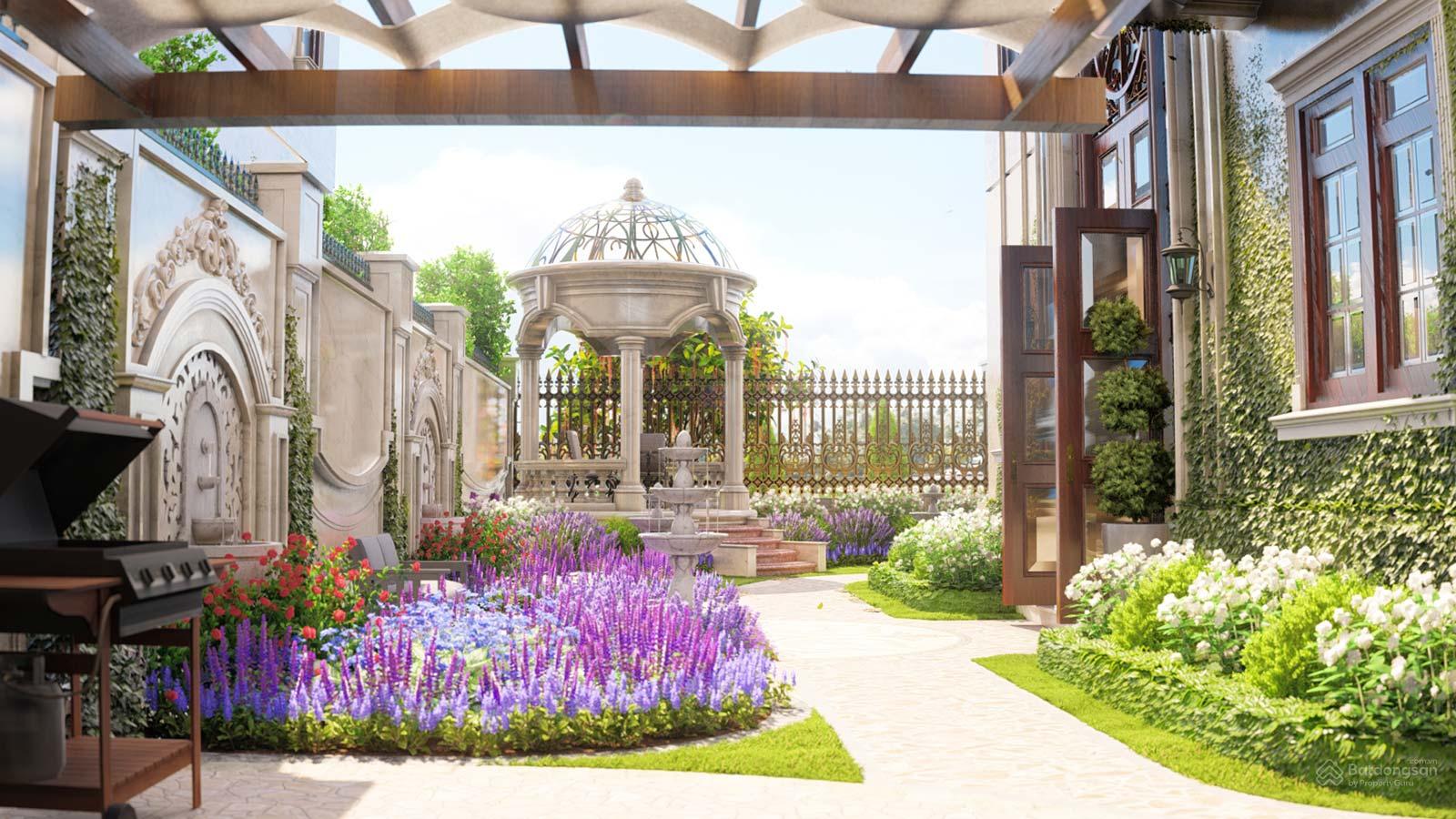 Khu vực BBQ ngoài trời