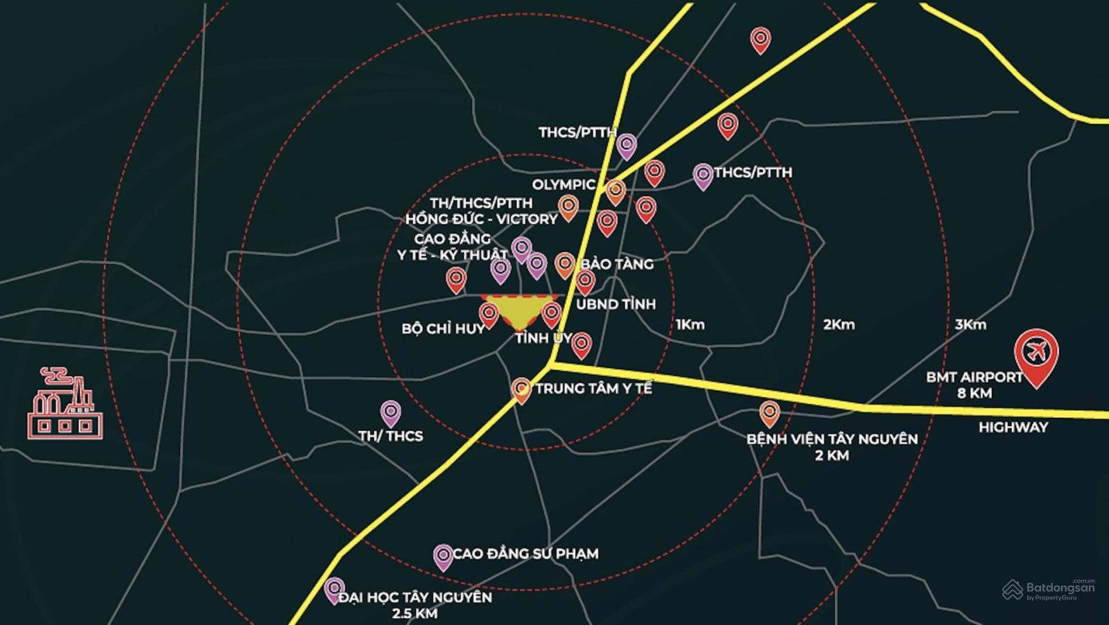 Ảnh minh họa vị trí dự án Eco Palace