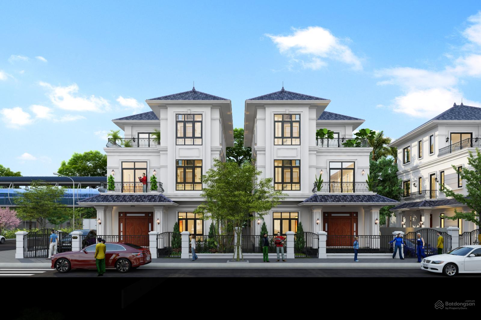 Hình ảnh nhà liền kề mẫu 4 tầng