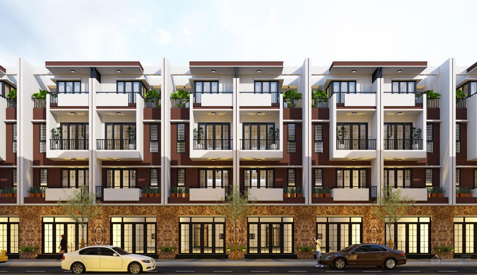 Một góc phố đã hoàn thiện tại khu đô thị