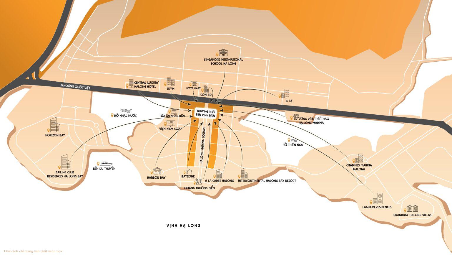 Phối cảnh dự án Sora Bay Hạ Long