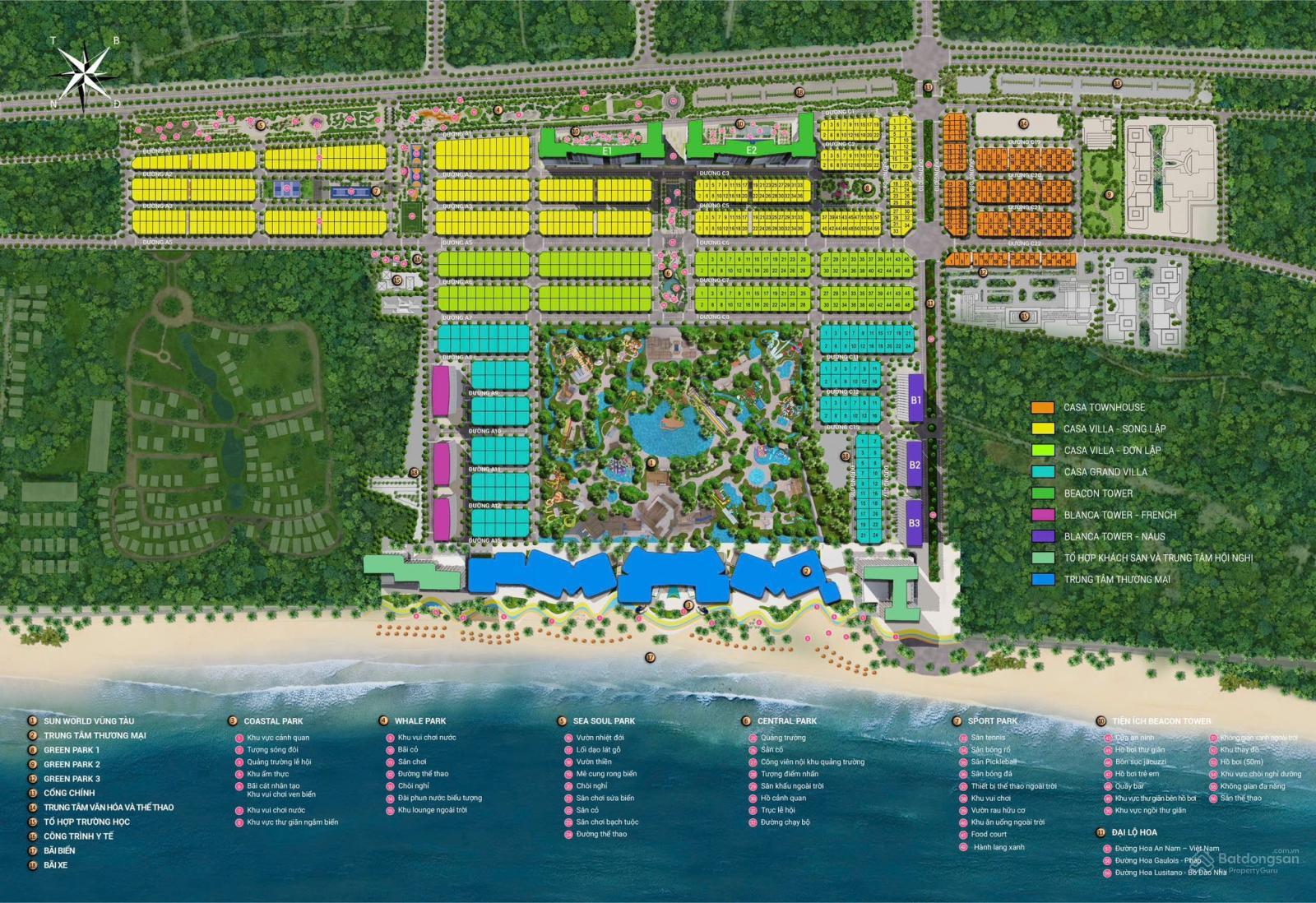 Ảnh mô tả vị trí dự án Blanca City tại Vũng Tàu