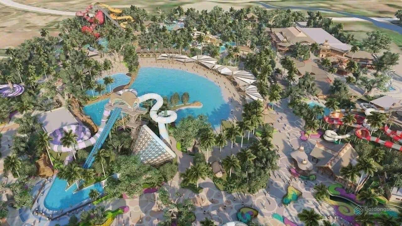 Phối cảnh khu thương mại và dịch vụ