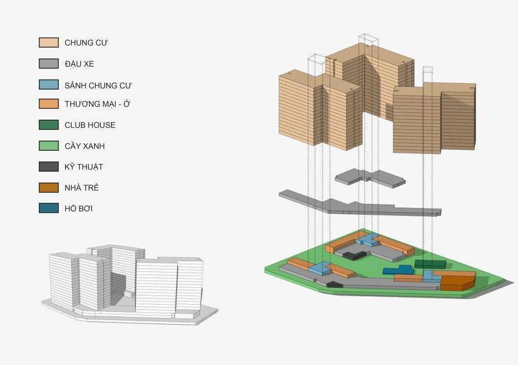 Hình ảnh mô tả thiết kế dự án An Zen Residence