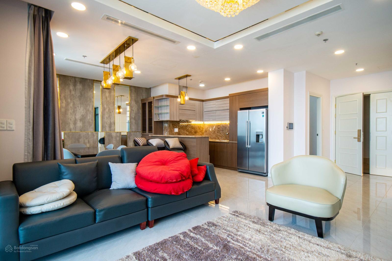 Không gian Cho thuê căn hộ 2PN Vinhomes Golden River nội thất hiện đại, rộng thoáng view Landmark 81