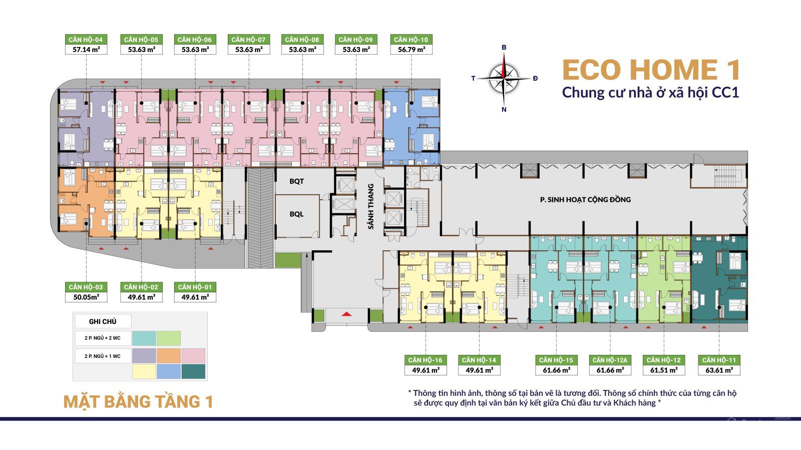 Mặt bằng tổng thể dự án