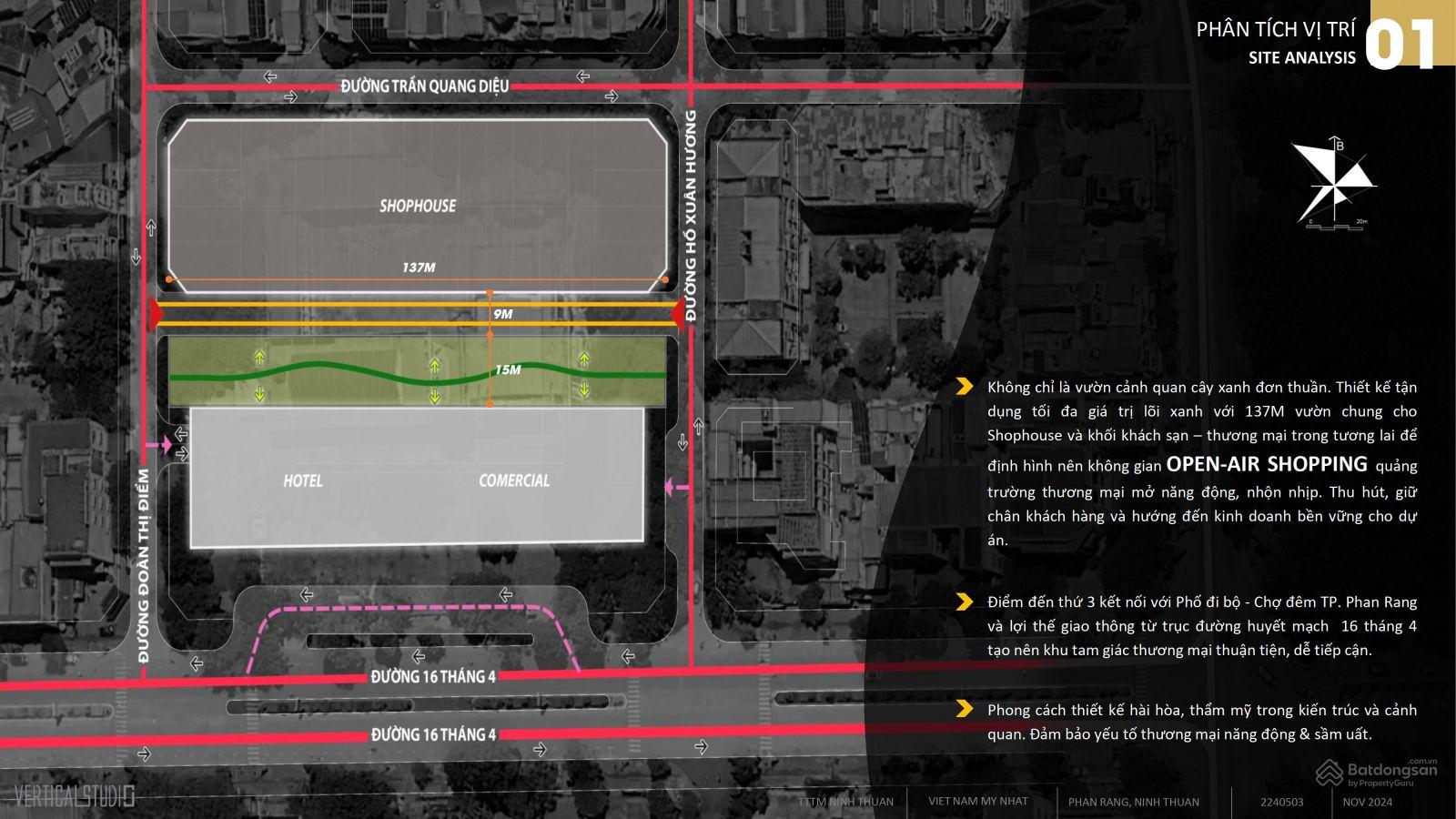 Sơ đồ vị trí dự án Phan Rang Center