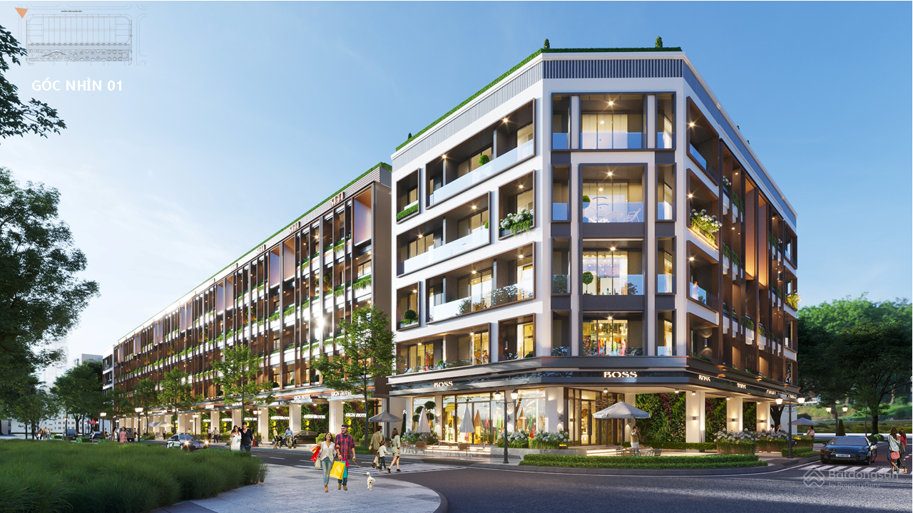 Thiết kế mặt bằng khu nhà ở liền kề Phan Rang Center