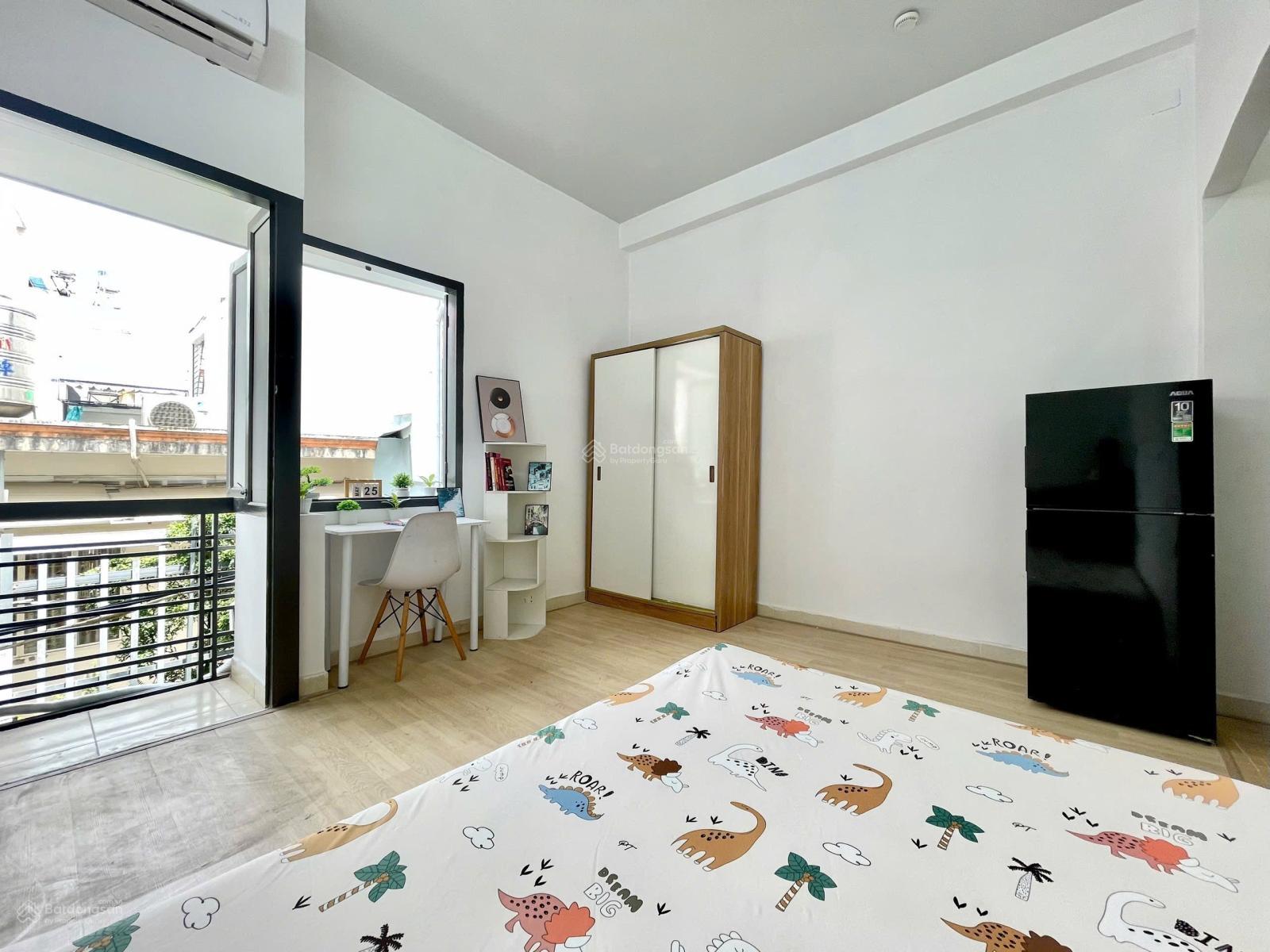 Không gian Studio ban công - Full NT - Tách bếp - Giá cả SV ngay cầu Lê Văn Sỹ, khu Trần Quang Diệu, Bờ Kè Q3