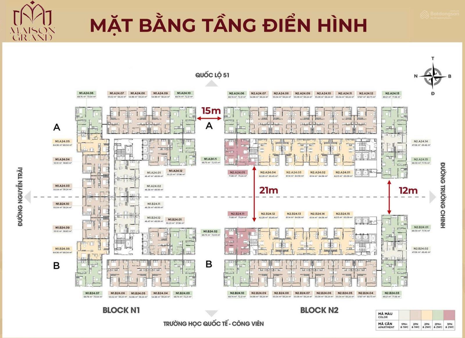 1.8 tỷ sở hữu căn 1PN/49m² Maison Grand. Bàn giao Full nội thất gỗ. Ck 4%. Thanh toán 50% nhận nhà - 7