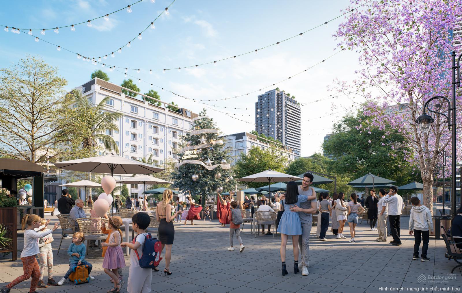 Con đường đi bộ tại Hạ Long Marina