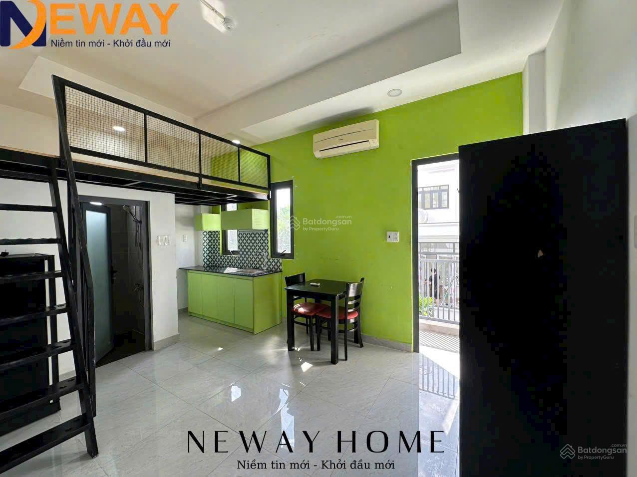 Không gian Cho thuê căn hộ Duplex mới xây full nội thất ngay Trường Đại học Văn Hiến