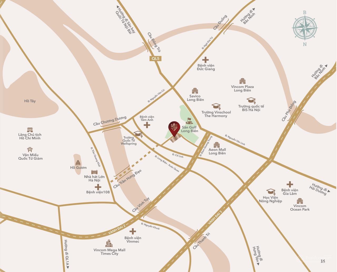 Dự án Long Biên Golf Villas Quận Long Biên | Mặt bằng, chính sách, giá bán T12/2025