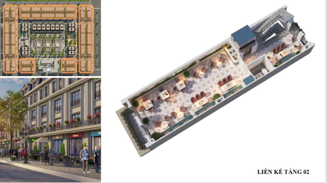 Phối cảnh nhà phố liền kề Shophouse Lumira Ville