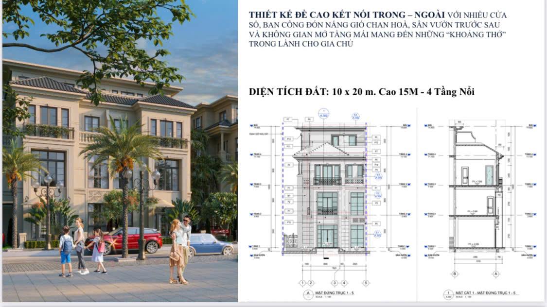 Thiết kế mặt tiền biệt thự đơn lập